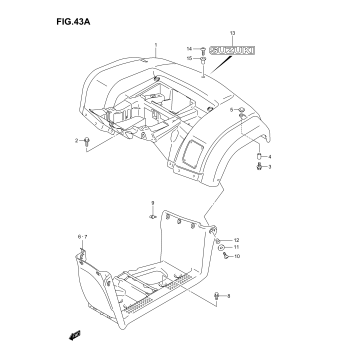 REAR FENDER (MODEL K4/K5/K6/K7)