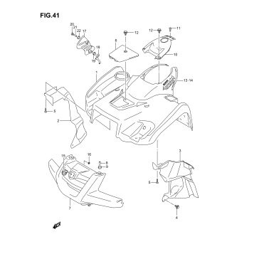 FRONT FENDER (MODEL K4)