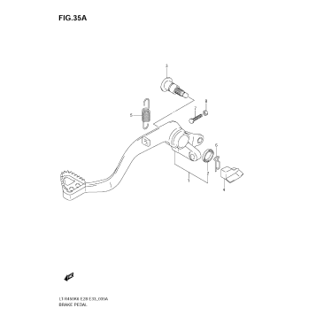 BRAKE PEDAL (MODEL K9)