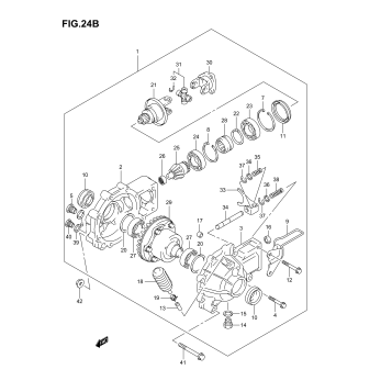 FINAL BEVEL GEAR (FRONT)(MODEL K7)