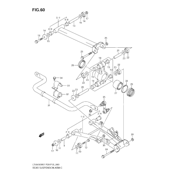 REAR SUSPENSION ARM (MODEL K7)