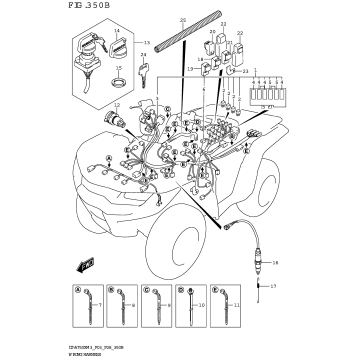 WIRING HARNESS (LT-A750X:P33)