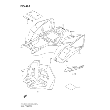 REAR FENDER (MODEL K8)