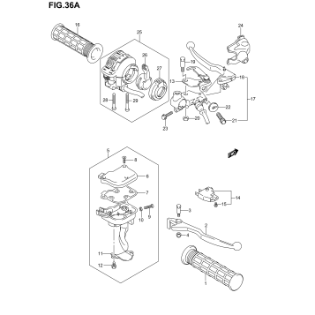 HANDLE LEVER (MODEL K4)