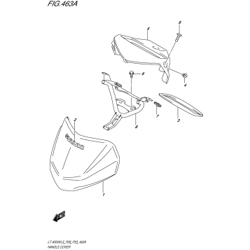 HANDLE COVER (LT-A500XL5 P28)