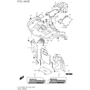 FRONT FENDER (LT-A750XPM2 P28)