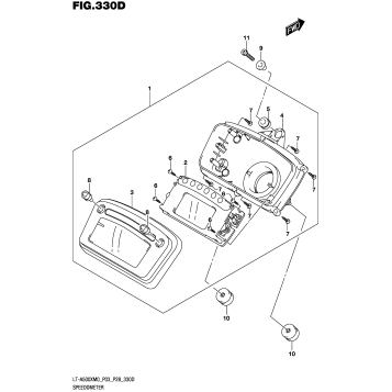 SPEEDOMETER (LT-A500XPM0 P03)