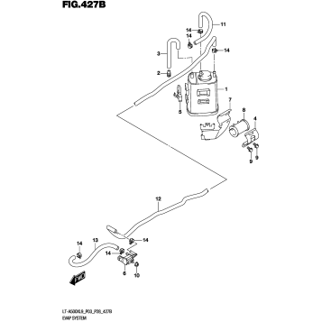 EVAP SYSTEM (LT-A500XPL9 P33)