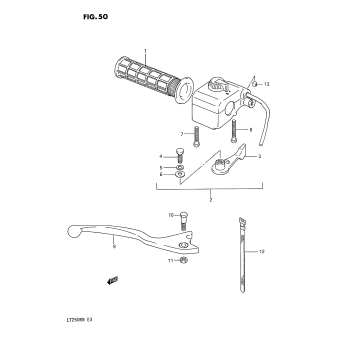BRAKE LEVER (MODEL F/G)