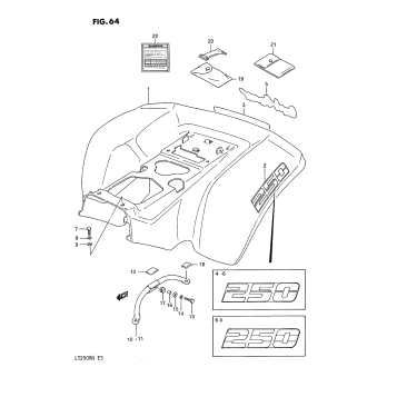 REAR FENDER (MODEL H/J/K/L)