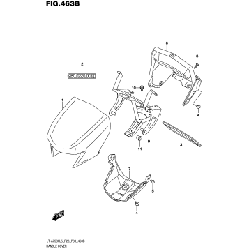 HANDLE COVER (LT-A750XL5 P33)