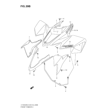 FRONT FENDER (LT-R450K8)