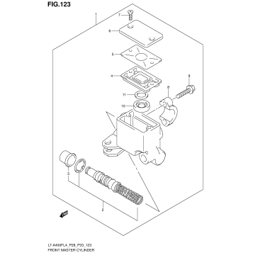 FRONT MASTER CYLINDER