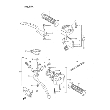 HANDLE SWITCH (MODEL M/N/P/R/S/T)