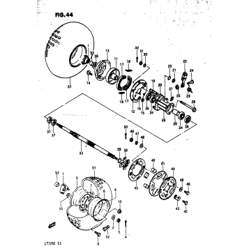 REAR WHEEL (MODEL D)