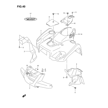 FRONT FENDER (MODEL K4)