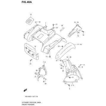 FRONT FENDER (MODEL X/Y)