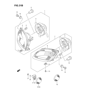 HEADLAMP (MODEL K6/K7)