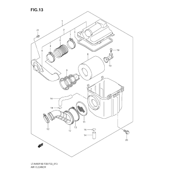 AIR CLEANER (LT-A400FK8/FK9/FUL0)