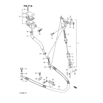 REAR MASTER CYLINDER (MODEL M/N)