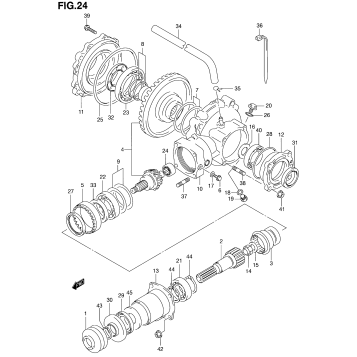 FINAL BEVEL GEAR (REAR)(MODEL Y)