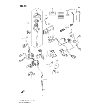 WIRING HARNESS (MODEL K8/K9)