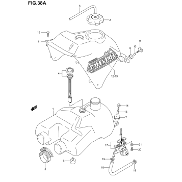 FUEL TANK (MODEL K4/K5)