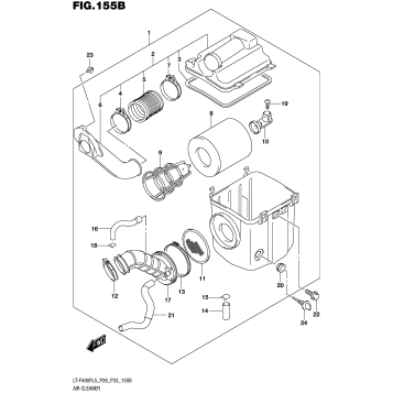 AIR CLEANER (LT-F400FL5 P33)