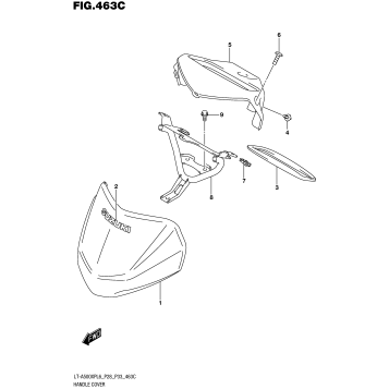 HANDLE COVER (LT-A500XPZL6 P28)