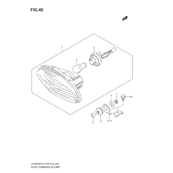 REAR COMBINATION LAMP (LT-A500XPZL2 E33)