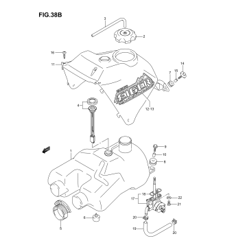 FUEL TANK (MODEL K7)