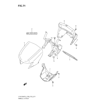 HANDLE COVER (LT-A750XPZL3 P33)