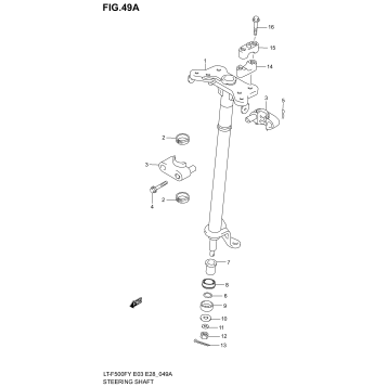 STEERING SHAFT (MODEL Y/K1/K2)