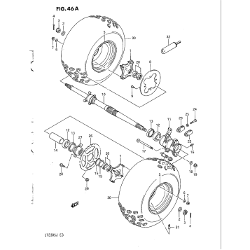 REAR WHEEL (MODEL J)