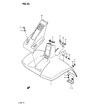 FRONT FENDER (MODEL H)