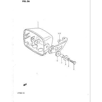 HEADLAMP HOUSING (MODEL E)