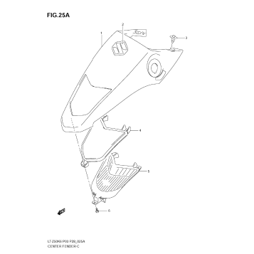 CENTER FENDER (MODEL K7/K8/K9)
