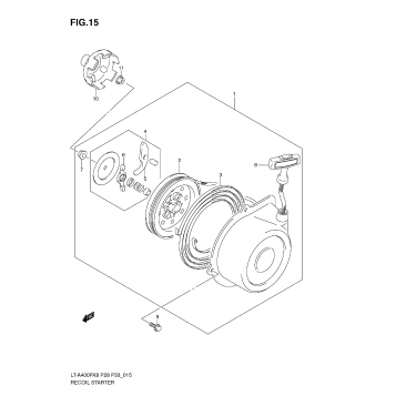 RECOIL STARTER (LT-A400FK8/FK9/FUL0)