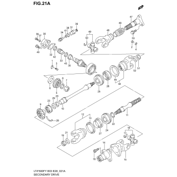 SECONDARY DRIVE (MODEL K1/K2)
