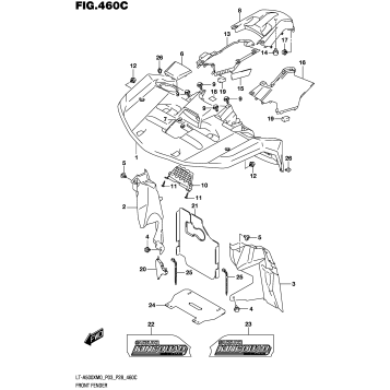 FRONT FENDER (LT-A500XM0 P33)
