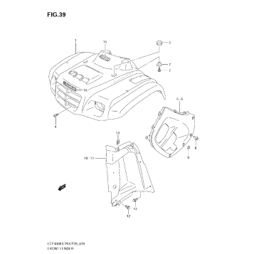 FRONT FENDER (MODEL K3)
