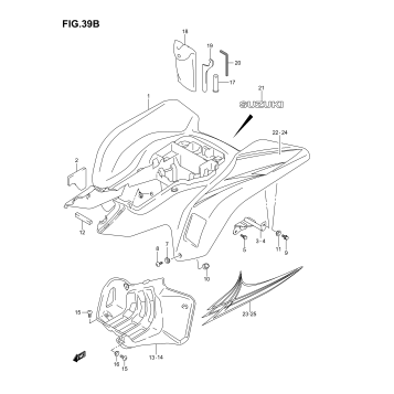 REAR FENDER (MODEL K7)