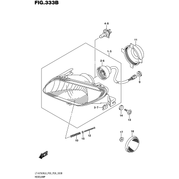 HEADLAMP (LT-A750XL8 P28)