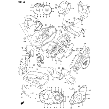 CRANKCASE COVER (MODEL Y)