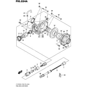 FINAL BEVEL GEAR (REAR)