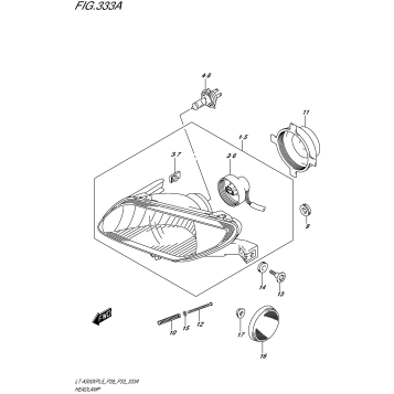 HEADLAMP (LT-A500XPL5 P28)