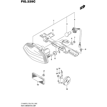 REAR COMBINATION LAMP (LT-A400FZL5 P28)
