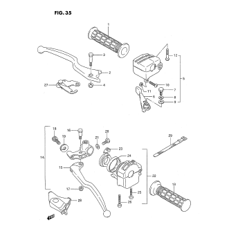 HANDLE SWITCH (MODEL J/K/L)