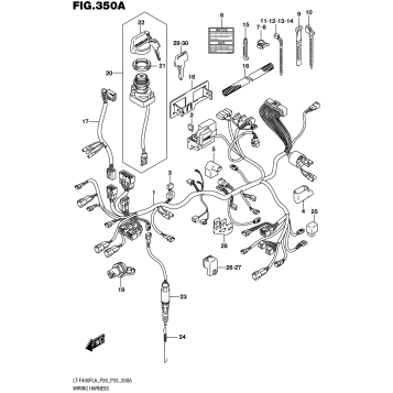 WIRING HARNESS (LT-F400FL6 P28)