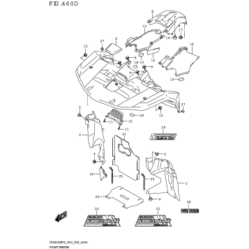 FRONT FENDER (LT-A500XP:(P03,P33))